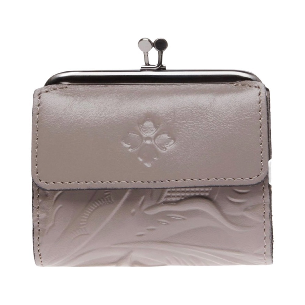 Patricia Nash Astor Leather Wallet with RFID Protection- Stone